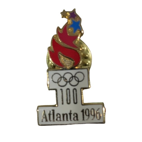 Atlanta 1996 Olympics Pin Torch - Picture 1 of 7
